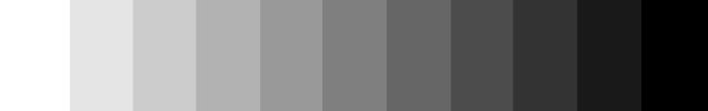 gray scale screen calibration