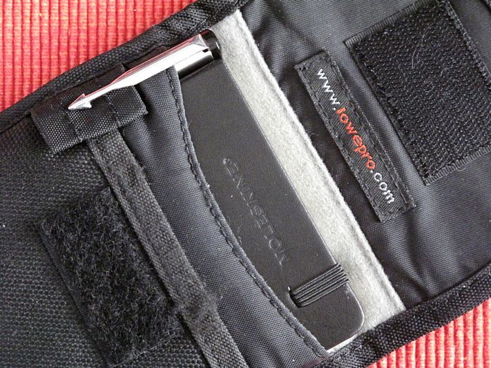 Lowepro and Moleskine